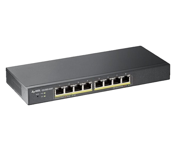 Zyxel 8p GS1900-8HP (8x10/100/1000Mbit PoE) - 1602441 - zdjęcie